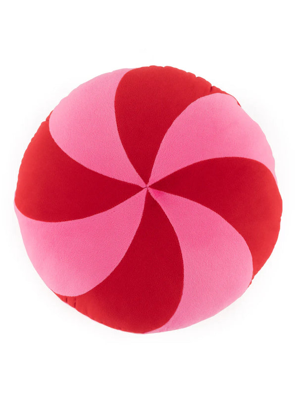 PEPPERMINT CANDY PILLOW,  PINK