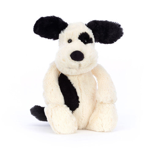 Bashful Black & Cream Puppy Original Medium