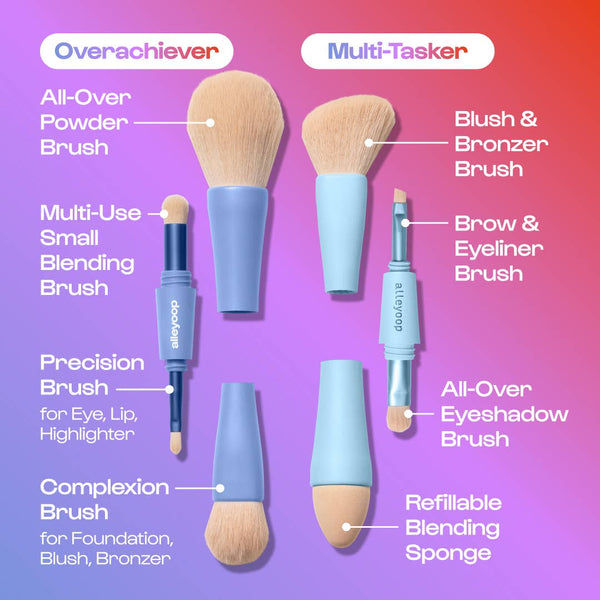 Multi-Tasker - 4-in-1 Makeup Brushes