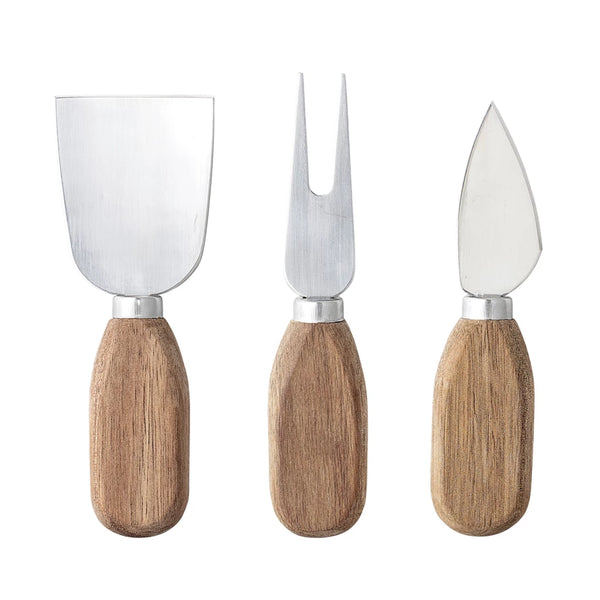 Wood Cheese Utensils, Set of 3