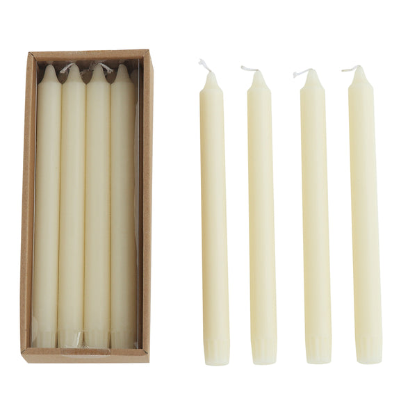 s/12 10"H Unscented Taper Candles