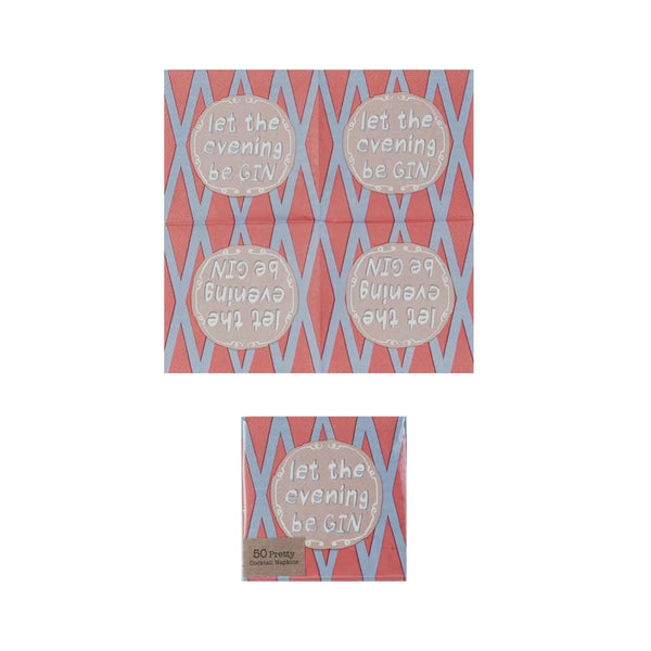 Paper Cocktail Napkins w/ Saying